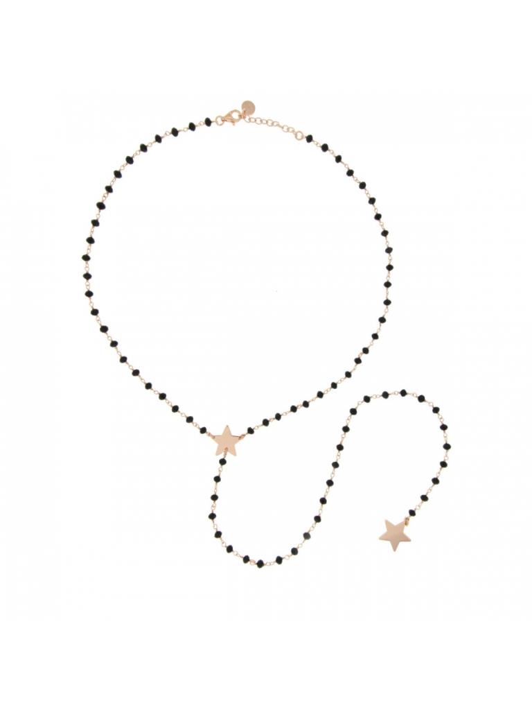 GIROCOLLO CATENELLA PIETRE BLU E STELLA - RUE DES MILLE