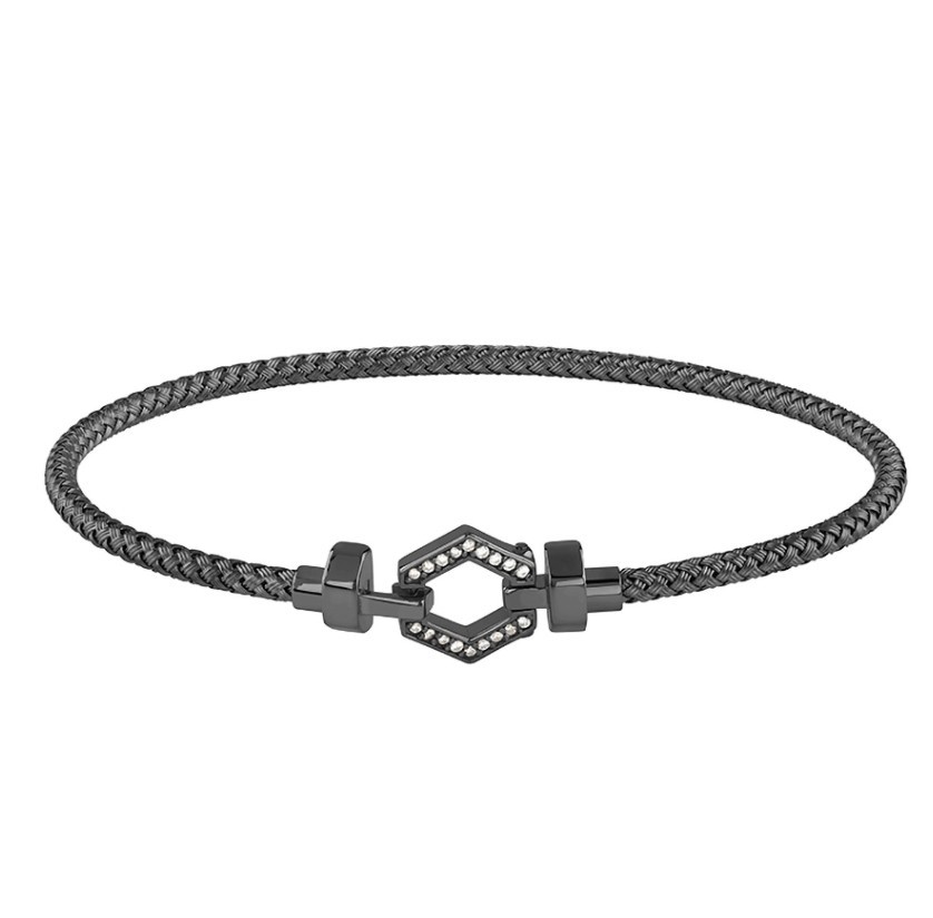 BRACCIALE ARGENTO REBEL UOMO - BLISS