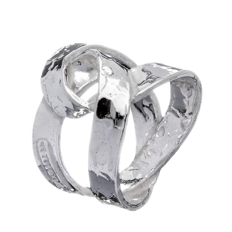 LOVE NEST &ndash; ANELLO IN ARGENTO NATURALE - ATHENA 