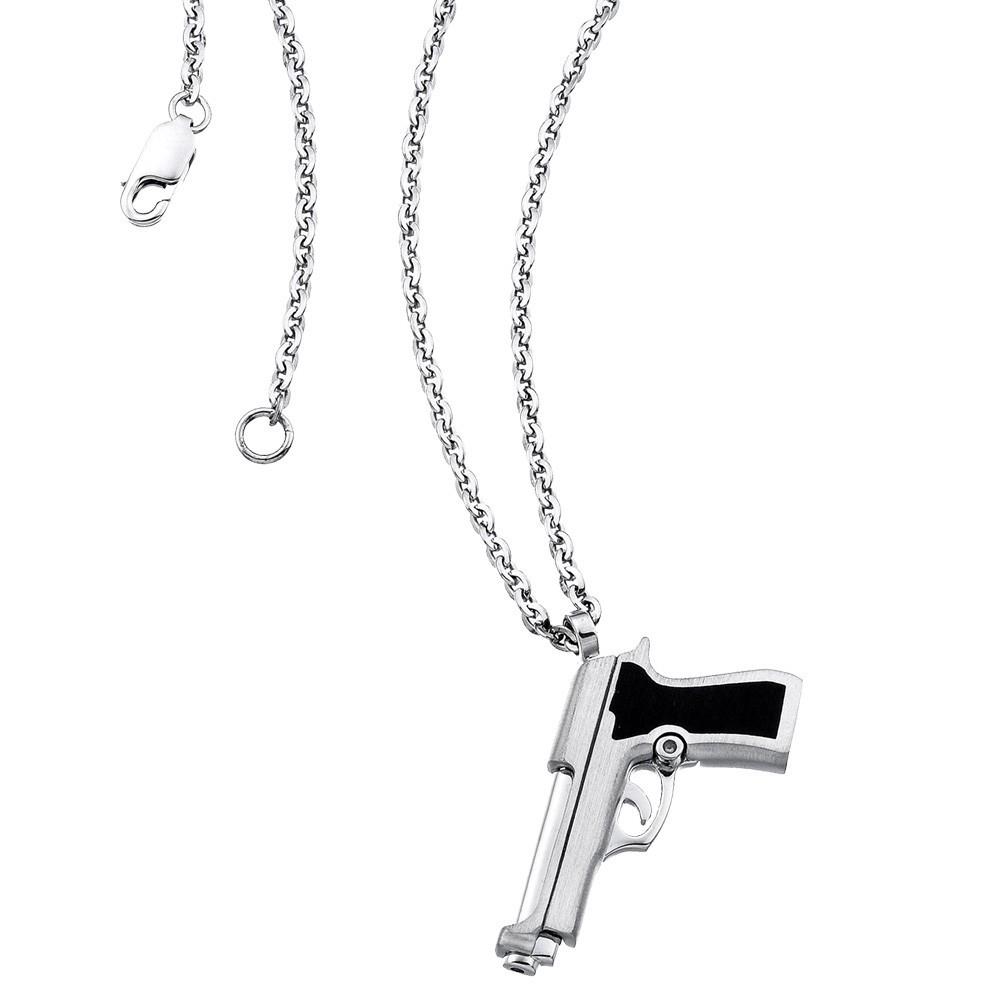 COLLANA IN ARGENTO CON PISTOLA - ZANCAN