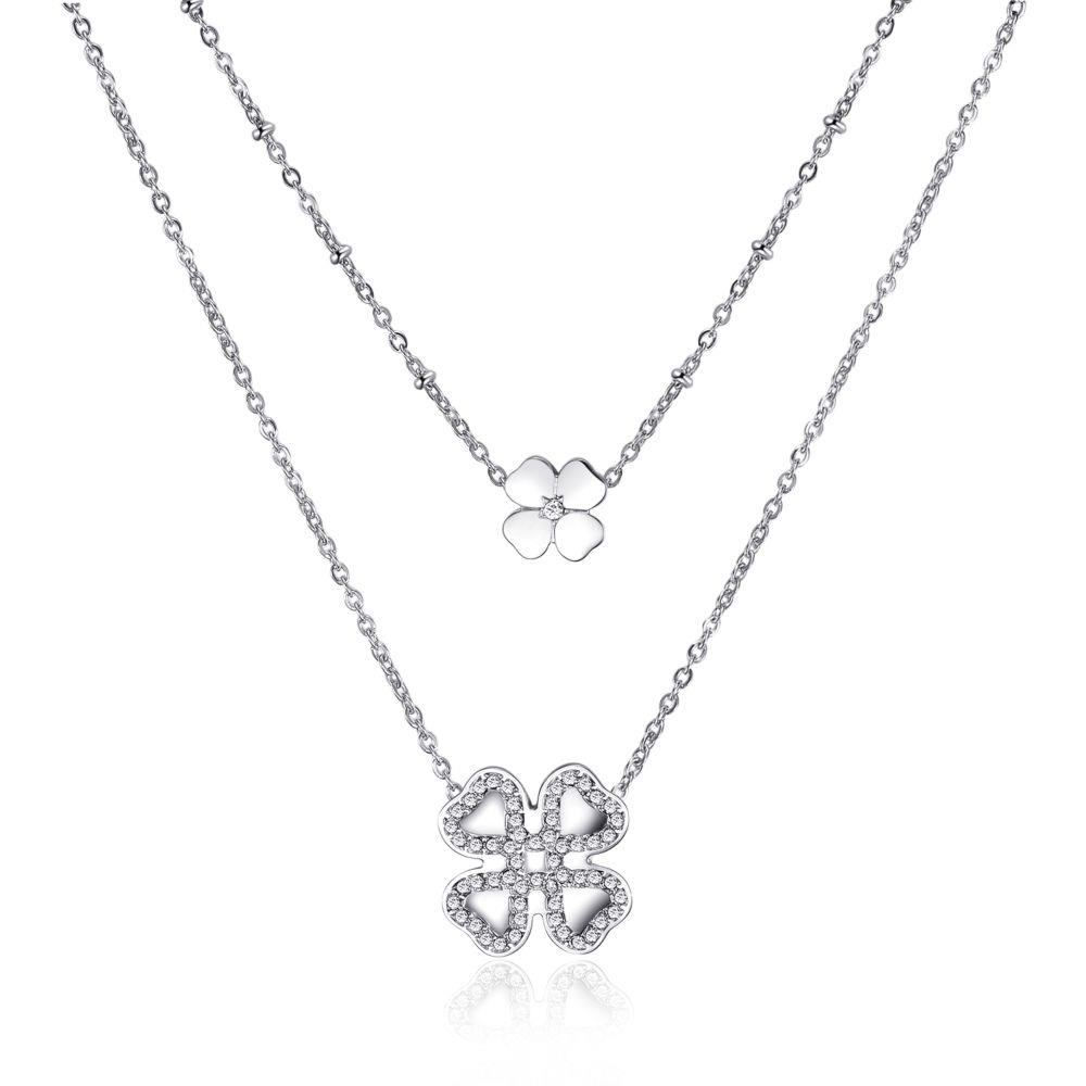 COLLANA ECHO QUADRIFOGLI  - S