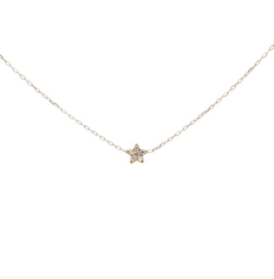 GIROCOLLO STELLA E DIAMANTI LAB GROWN - ORO18KT RUE DES MILLE - RUE DES MILLE