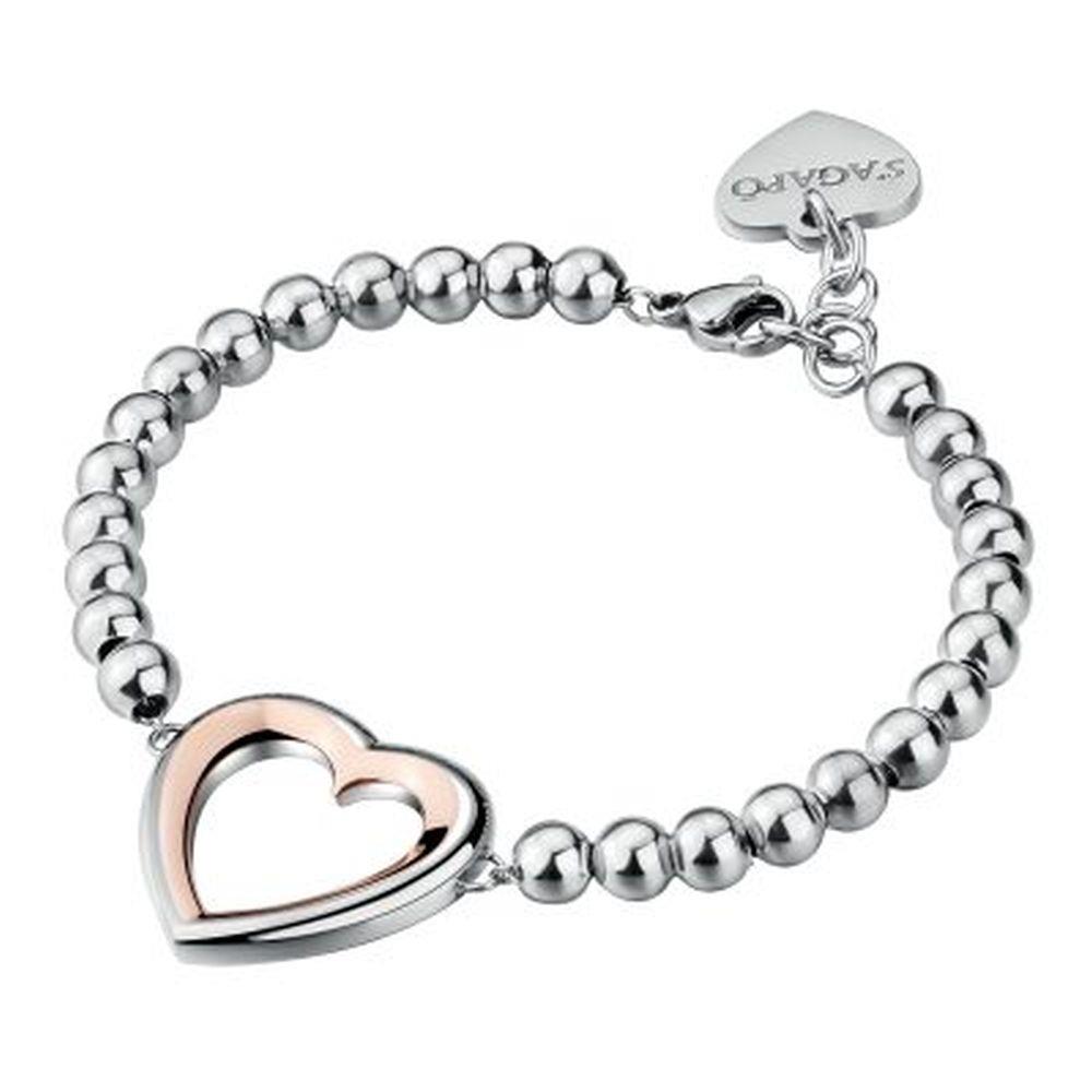 BRACCIALE MEMORIES CUORE ROS&Egrave; - S