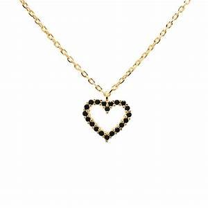 COLLANA IN ORO BLACK HEART - P D PAOLA