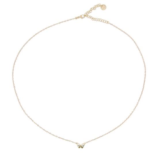GIROCOLLO CATENA E FARFALLA - FLY&SHINE DORATO RUE DES MILLE - RUE DES MILLE
