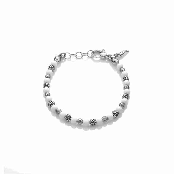 BRACCIALE GIOVANNI RASPINI RIO AGATA BIANCA - GIOVANNI RASPINI