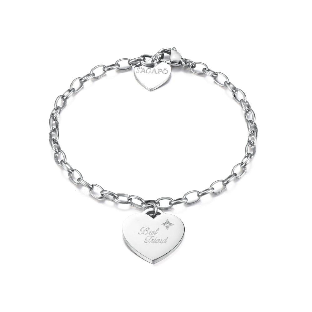 BRACCIALE CON CUORE BEST FRIENDS - S