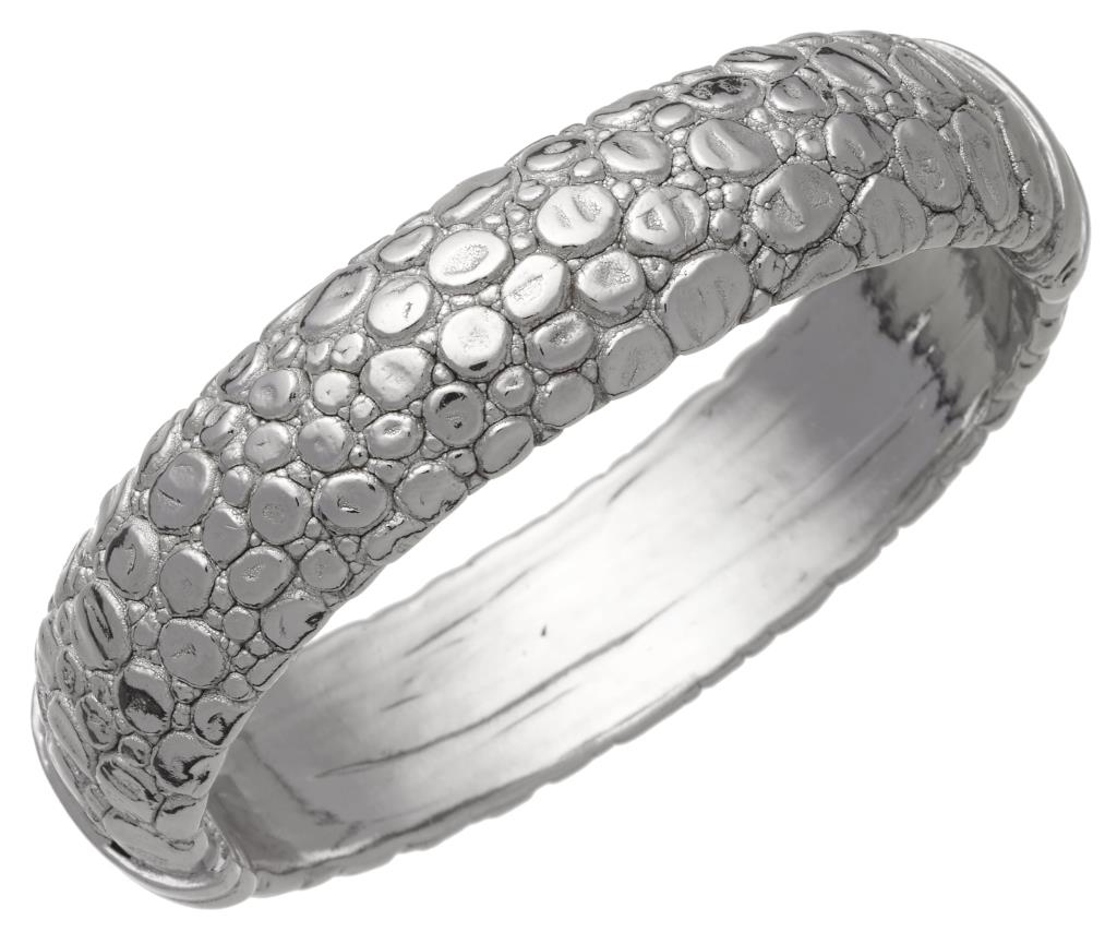 BANGLE RASPINI MOON CROCODILE GRANDE - GIOVANNI RASPINI