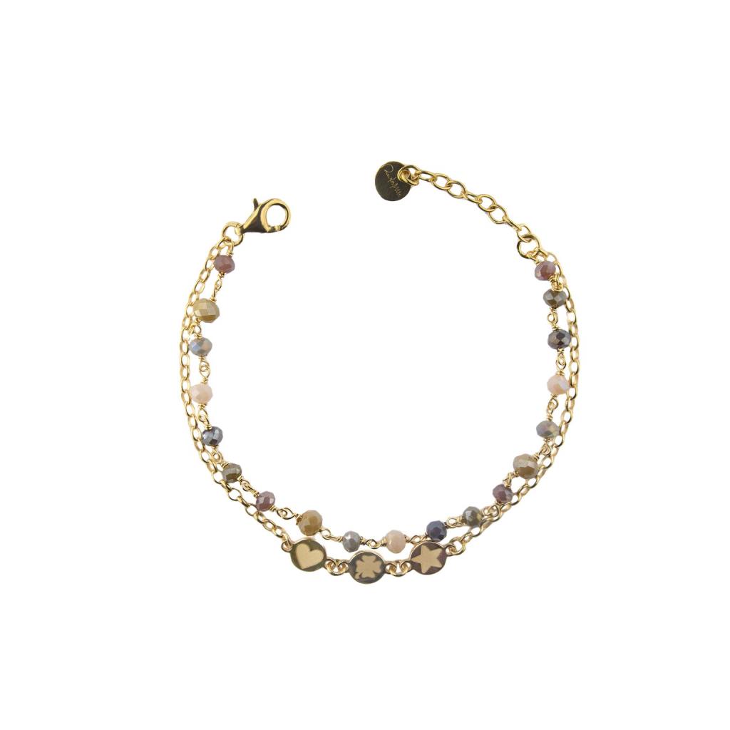 BRACCIALETTO DOPPIO FILO - GIPSY TIERRA ORO RUE DES MILLE - RUE DES MILLE