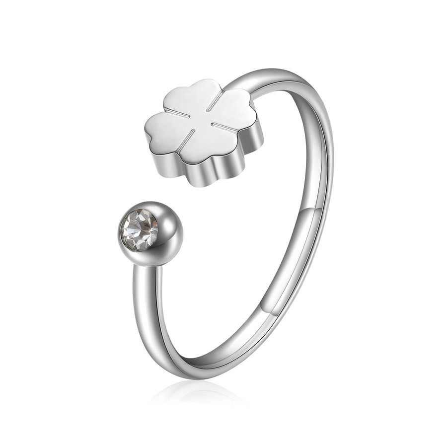 ANELLO CLICK QUADRIFOGLIO - S