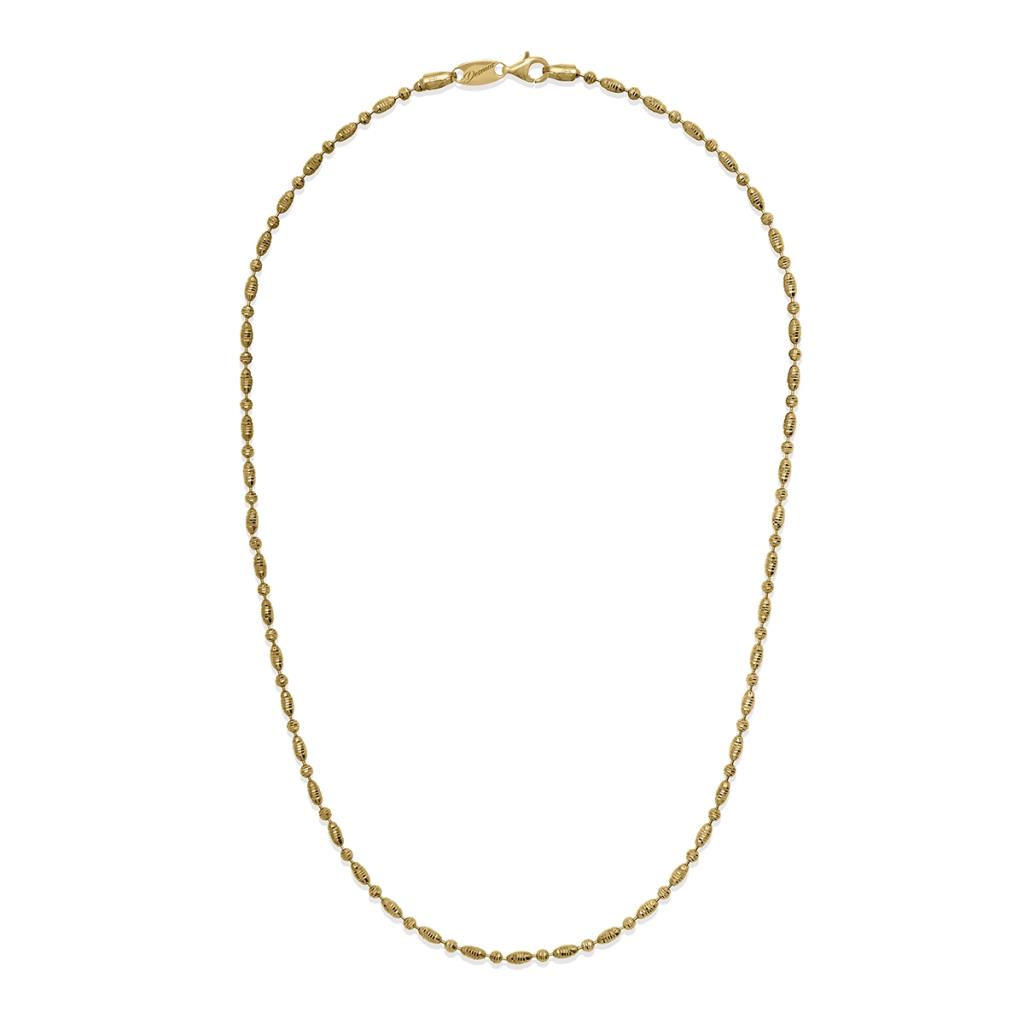 COLLANA INSERTI DIAMANTATI ALTERNATI DESMOS GIALLA - DESMOS