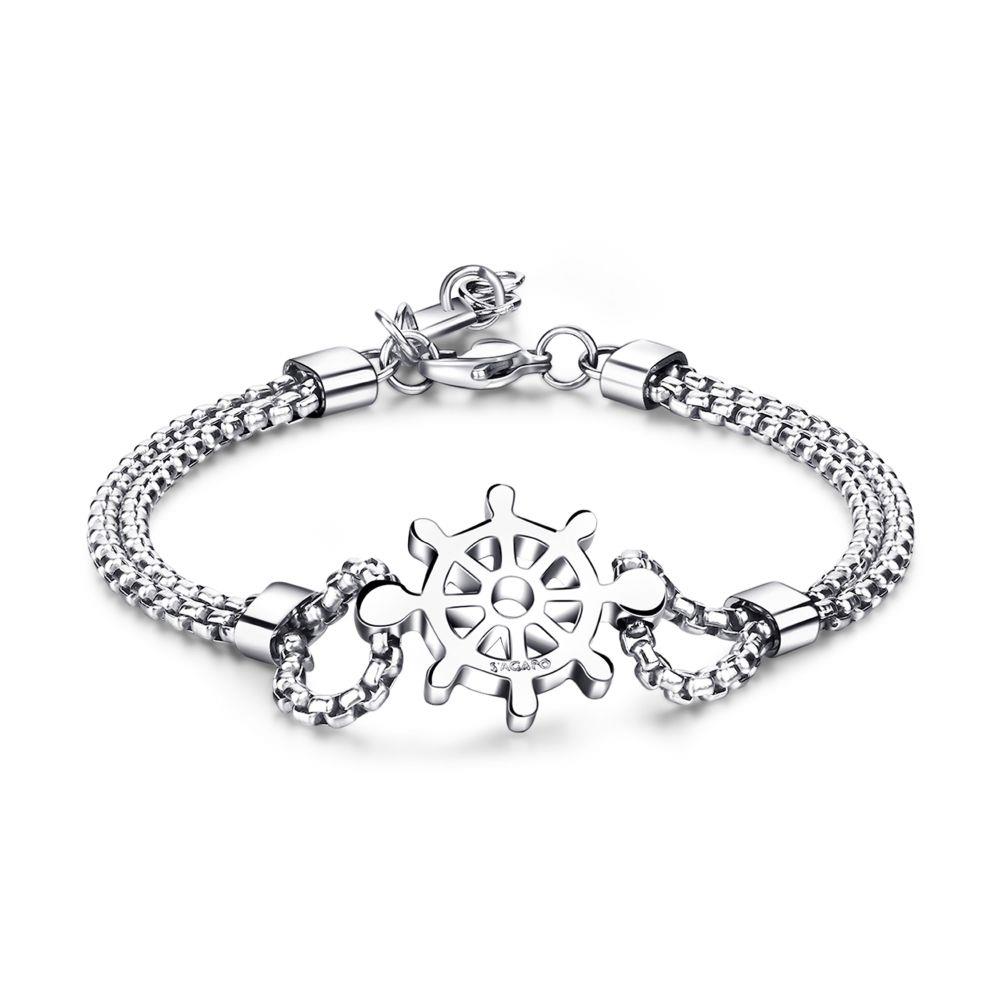 BRACCIALE CON TIMONE - DOPPIO FILO - S