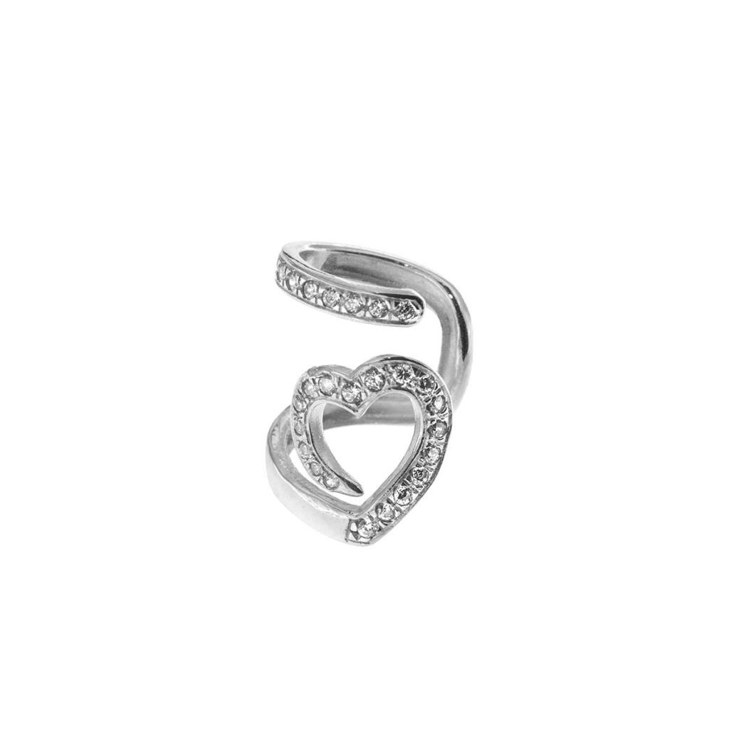 EARCUFF CUORE SNAKE - RUE DES MILLE