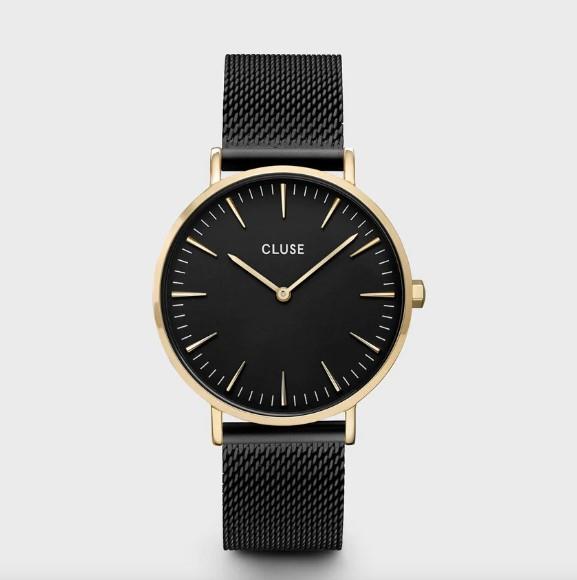 OROLOGIO CLUSE BOHO CHIC BLACK/GOLD - CLUSE