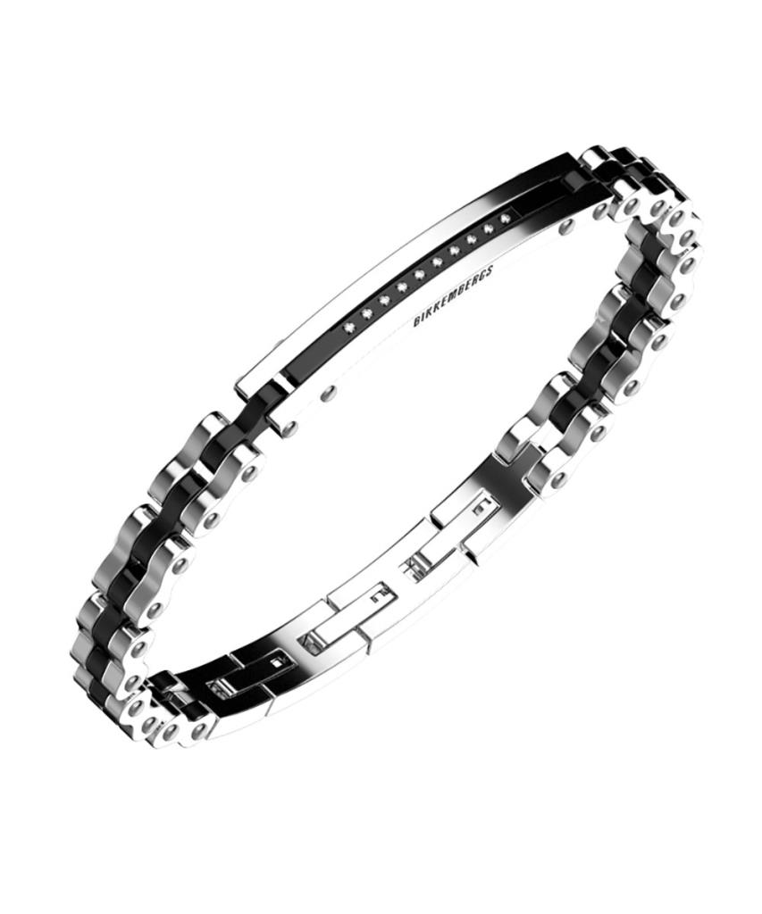 BRACCIALE IN ACCIAIO UOMO BIKKEMBERGS - BIKKEMBERGS