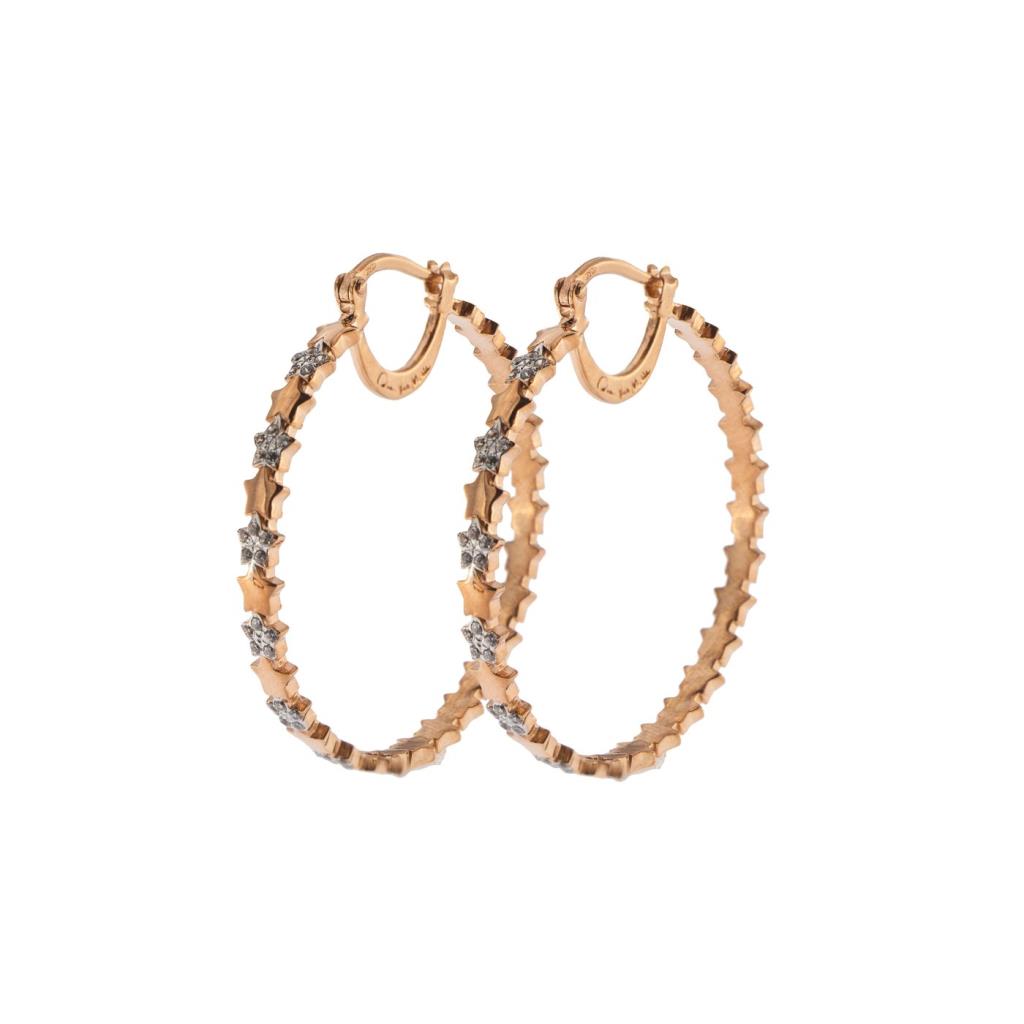 ORECCHINI A PAIO STELLE ALTERNATE DIAMETRO 4 - RUE DES MILLE