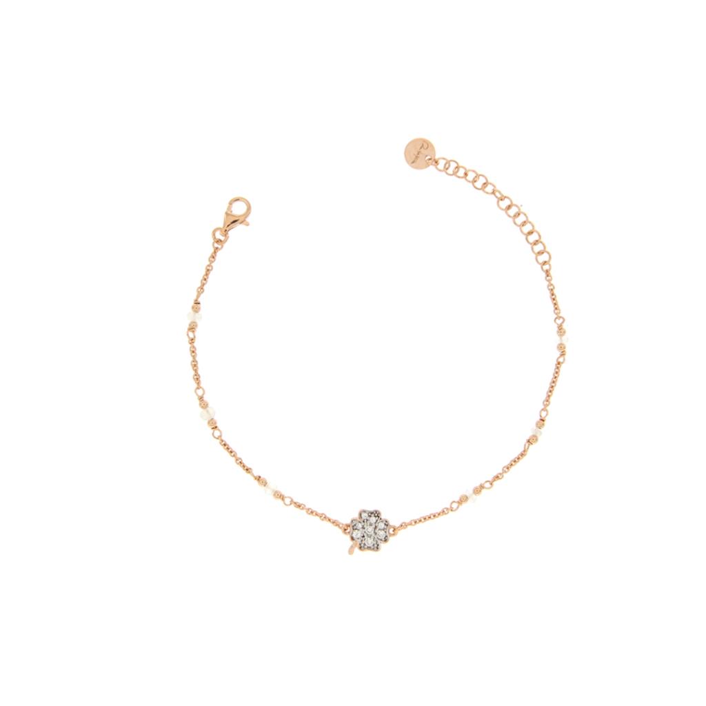 BRACCIALETTO A CATENELLA MONOSOGGETTO ZIRCONI - RUE DES MILLE