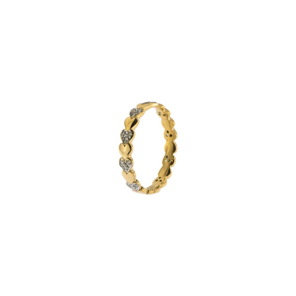 ANELLO 1 FILO CUORI ALTERNATE - RUE DES MILLE