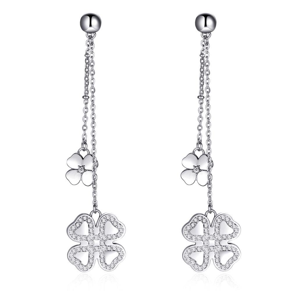 ORECCHINI ECHO QUADRIFOGLI  - S