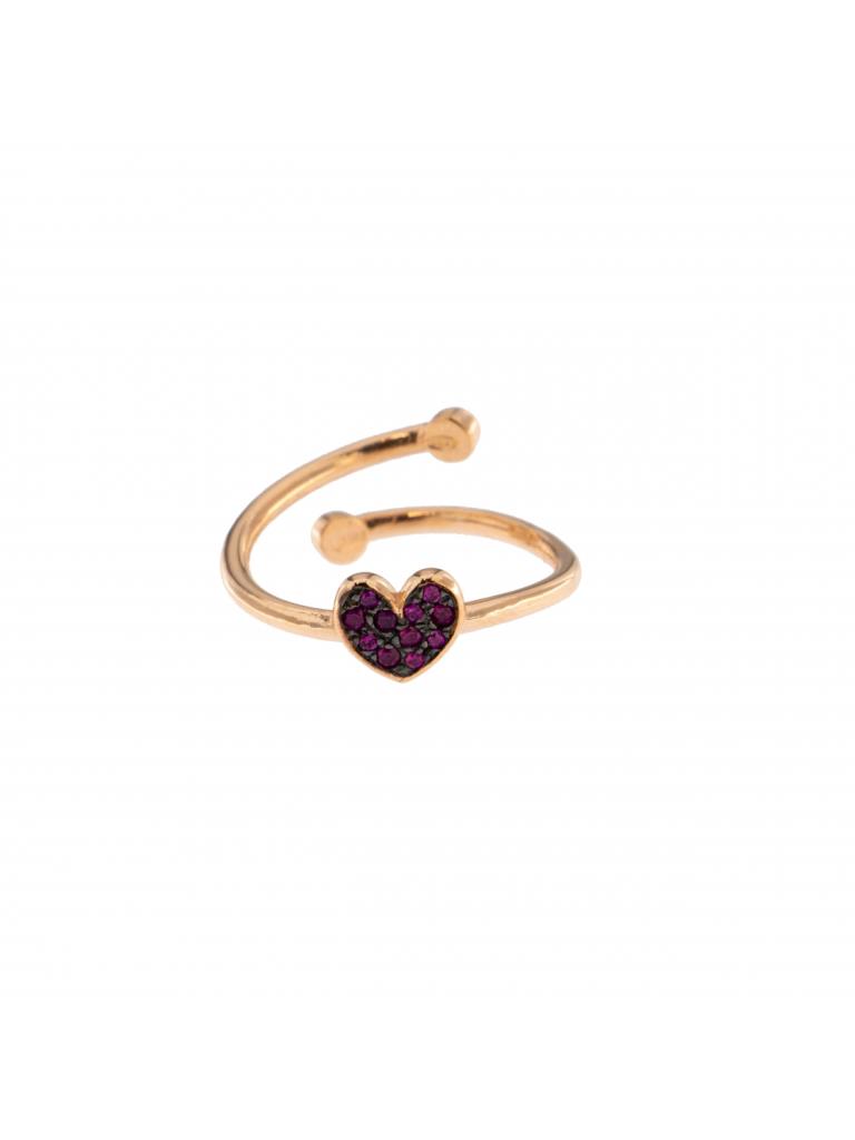 ANELLO APERTO CON CUORE - RUE DES MILLE
