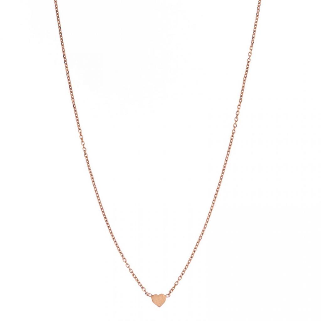 COLLANA CUORE SATINATO - ALISIA