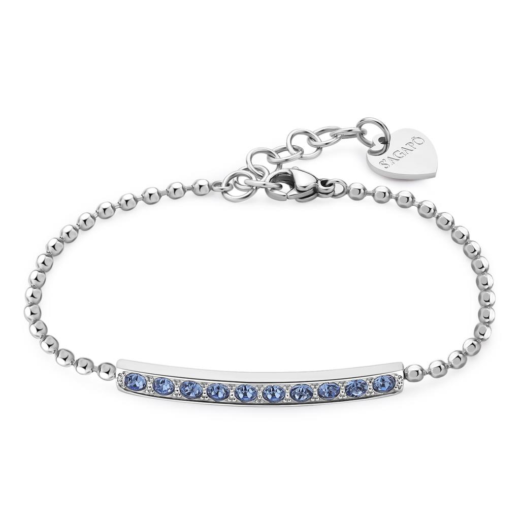 BRACCIALE DAZZLY S'AGAPO AZZURRO - S