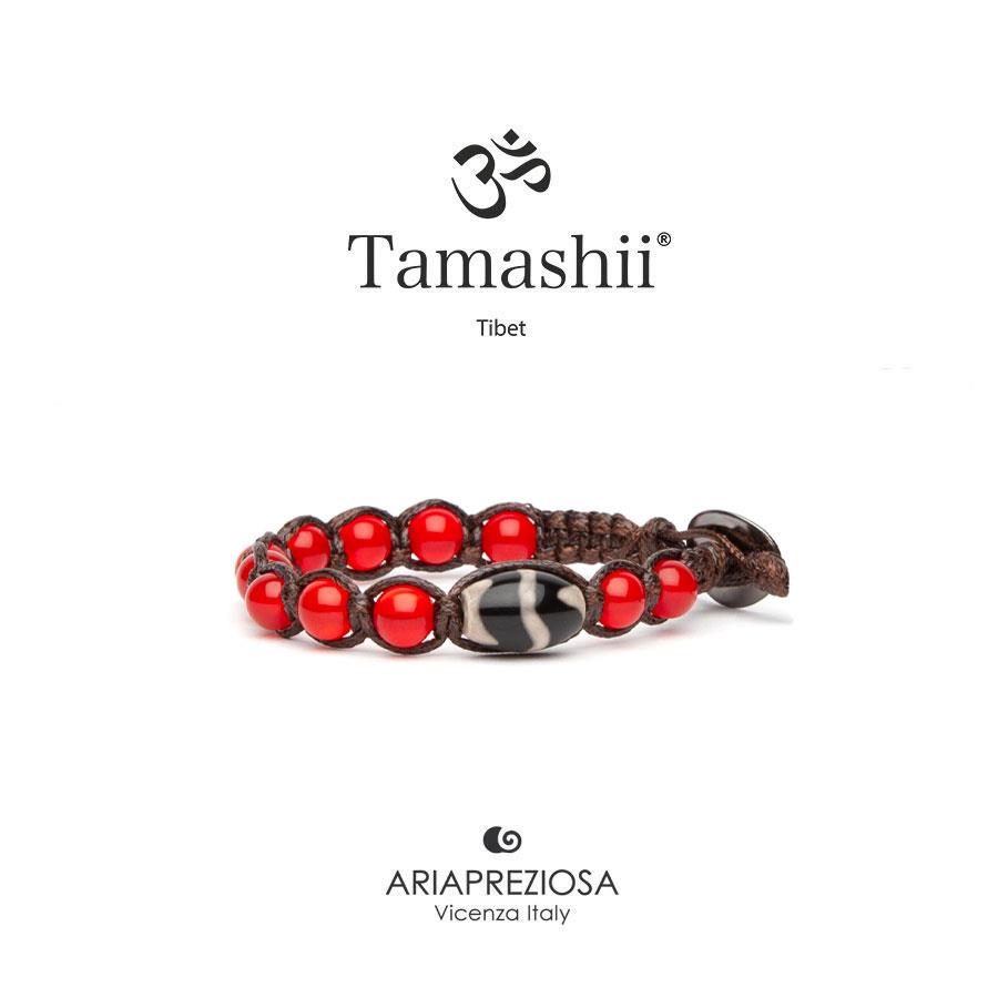 BRACCIALE TAMASHII SERENITY AGATA ROSSO PASSIONE - TAMASHII