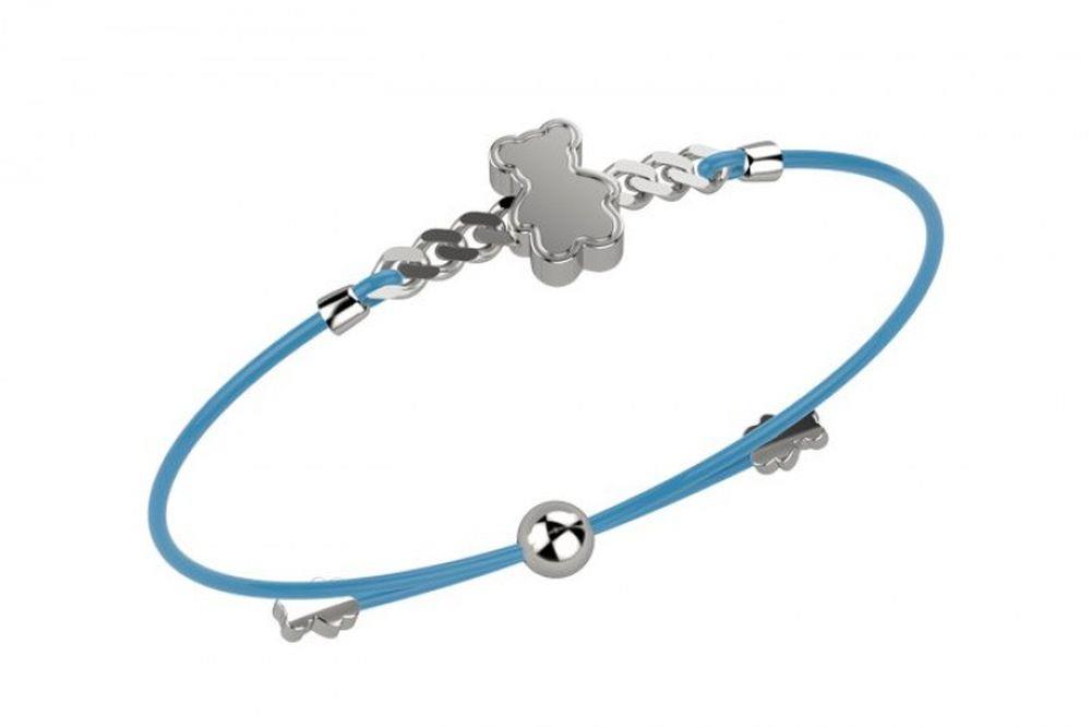 BRACCIALE LACCIO CATENA ORSO AZZURRO - NANAN
