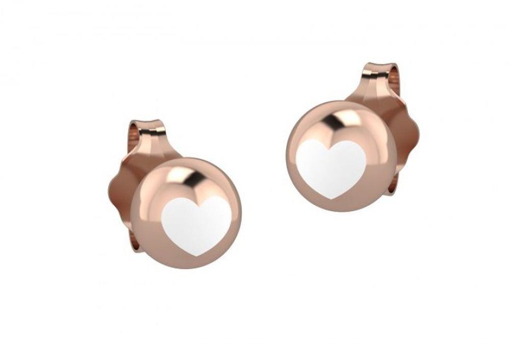 ORECCHINI BOULE CON CUORE - NANAN