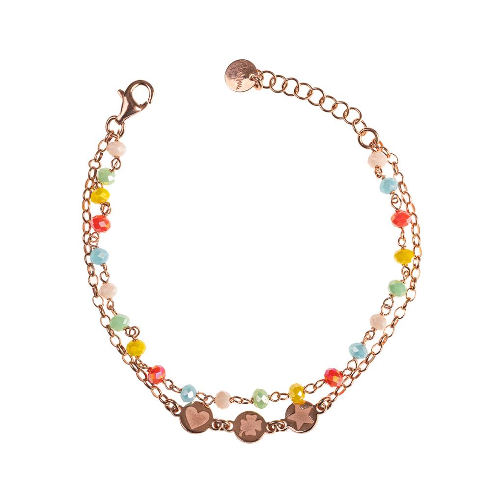 BRACCIALETTO DOPPIO FILO - GIPSY COLOR - RUE DES MILLE