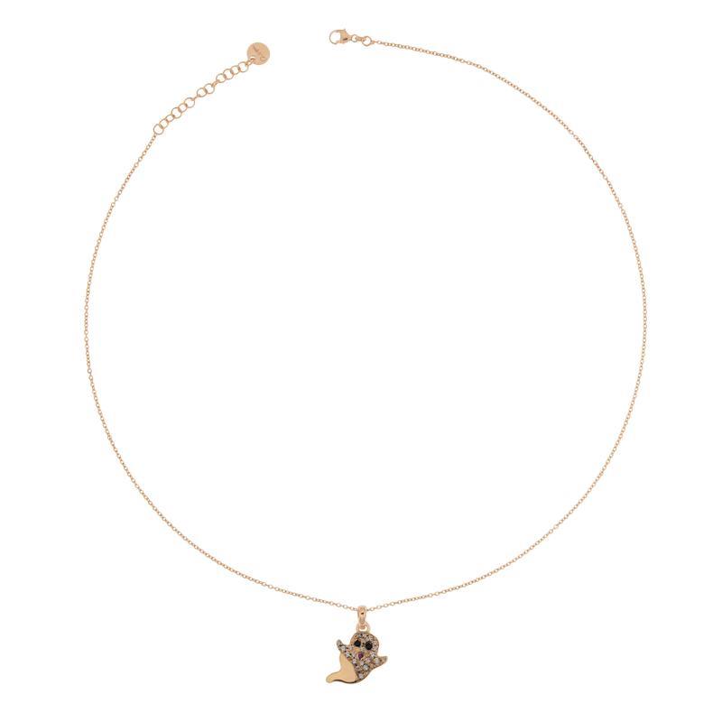 GIROCOLLO CON SOGGETTO ZIRCONI FANTASMA - RUE DES MILLE