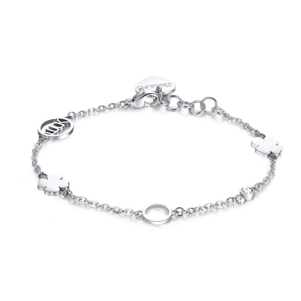 BRACCIALE QUADRIFOGLI LUCK - S