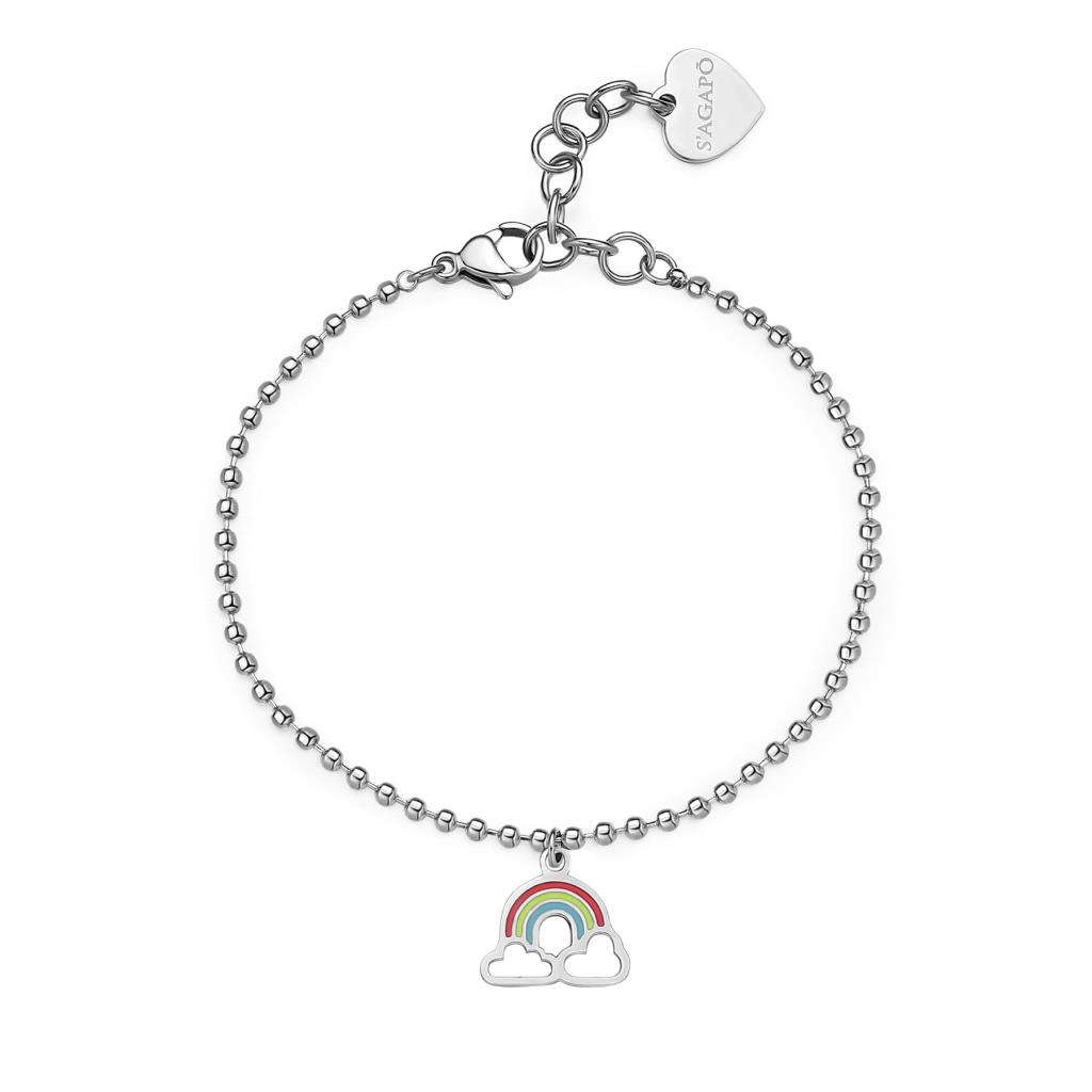 BRACCIALE SMILE ARCOBALENO S'AGAP&Ograve; - S
