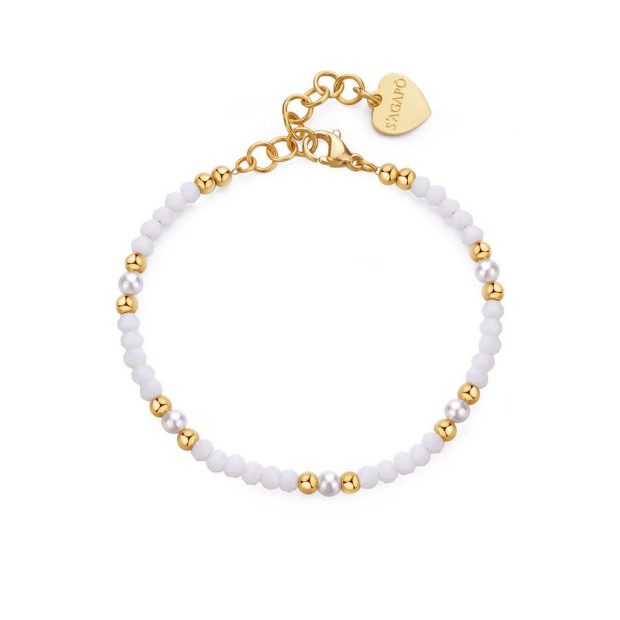 BRACCIALE GLINT  IN ACCIAIO S'AGAPO' - S