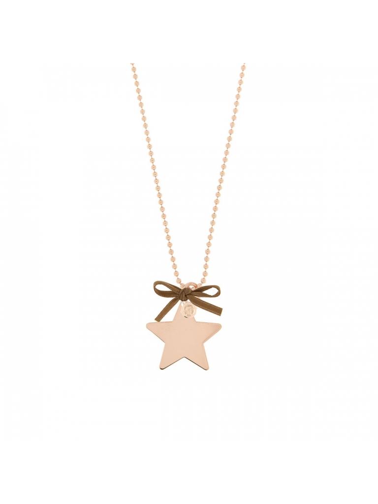 CIONDOLO STELLA SU COLLANA PALLINI 90CM - RUE DES MILLE