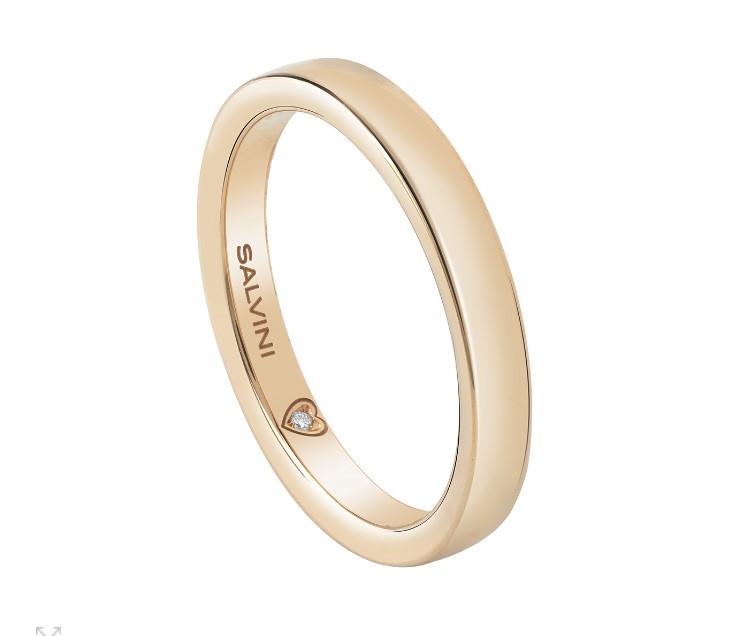 FEDE NUZIALE SIMPLY BATTITO SALVINI ORO GIALLO MIS 12 - SALVINI